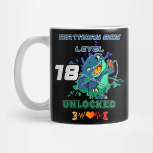 Birthday Boy Level 18 Unlocked Mug